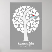 Blue Birds Wedding of Jubileum Gastwensen Poster (Voorkant)