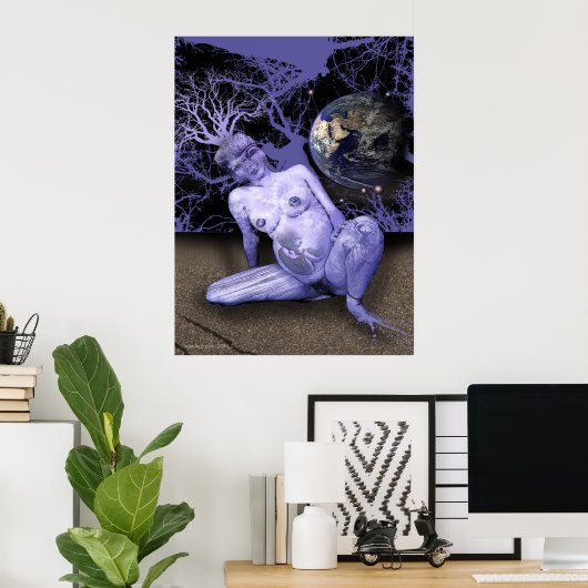 BLUE BIRTH POSTER (Thuiskantoor)