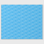 Blue Birthday  cadeaupapier (Vlak)