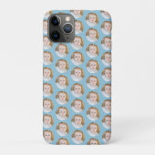 Blue Birthday Gepersonaliseerd uw eigen foto Case-Mate iPhone Case (Achterkant)