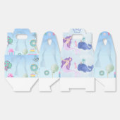 Blue  Birthday Invitation Bedankdoosjes (Ongevouwen)