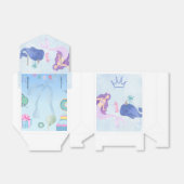 Blue  Birthday Invitation Bedankdoosjes (Uitgevouwen)