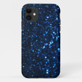 Blue Black Glimmer Case-Mate iPhone Case (Achterkant)
