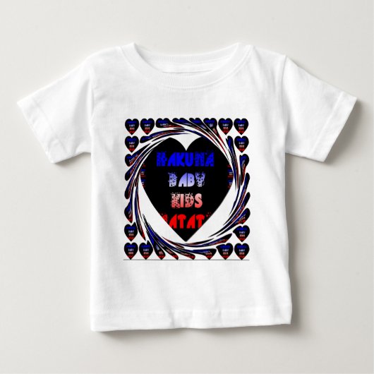 Blue Black Hakuna Matata Baby Kinder Design.png (Voorkant)