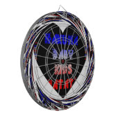 Blue Black Hakuna Matata Baby Kinder Design.png Dartbord (Voorkant Links)