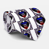 Blue Black Hakuna Matata Baby Kinder Design.png Stropdas (Opgerold)