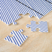 Blue Black Lotus Patience Resilience Floral Symbol Legpuzzel (Zijkant)