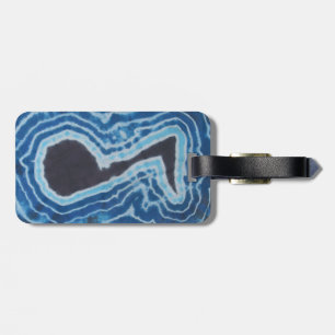 Blue Black Love Music Note Tie Dye Bagagelabel