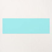 Blue Black Ocean Waves Hawaii Monogram Yogamat (Achterkant (horizontaal))