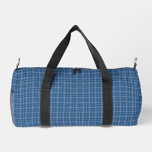 Blue Black Plaid Classic Pattern Plunjezak (Achterkant)