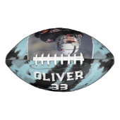 Blue Black Player Name Number Photo Keepomwille American Football (Voorkant)