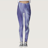 Blue Black Smoky Art Leggings (Voorkant)