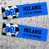 Blue Black Soccer Team Bumpersticker