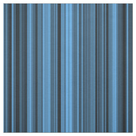 Blue Black Stripes Stof