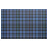 Blue Black Tartan Pset Scottish Pattern Stof (Yard (91,4 cm))