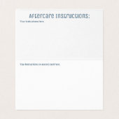 Blue Blauwgroen Agate Geode Roos Gold Plasma Fibro Visitekaartje (Binnenkant ongevouwen)