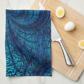 Blue Blauwgroen Pattern Kitchen Towels Theedoek (Quarter Fold)