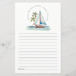 Blue Blauwgroen Sailboat Palm Seascape Advocate vo<br><div class="desc">Dusky Blauwgroen Sailboat Palm Seascape Theme Collectie... het is een elegant script waterverf Illustration of waterverf floral sailboat with palm and greenery, ideaal voor je beachy cruise bruiloft & party. Het is zeer gemakkelijk om, met uw persoonlijke details aan te passen. Als u een ander bijpassend product of aanpassing nodig...</div>