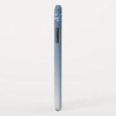 Blue Bling | Luxe Sparkle Glitter Monogram Case-Mate iPhone Case (Achterkant/rechts)