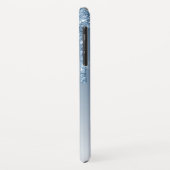 Blue Bling | Luxe Sparkle Glitter Monogram Case-Mate iPhone Case (Achterkant/links)