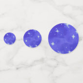 Blue Bling Verjaardag Feesttafel Confetti (Voorkanten)