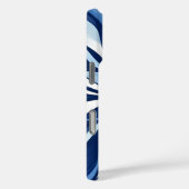 Blue Bliss: Biologische psychedelische bloemen Case-Mate iPhone Case (Achterkant / Rechts)