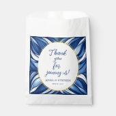 Blue Bliss Organic Floral Favoriet Bag Bedankzakje (Voorkant)