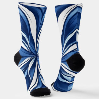 Blue Bliss Organic Floral Sokken