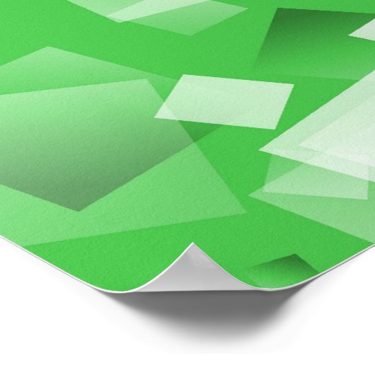 Blue Blocks Poster (Hoek)