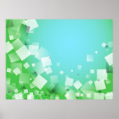 Blue Blocks Poster (Voorkant)