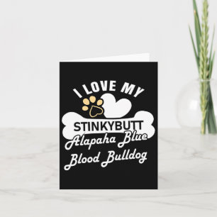 Blue Blood Bulldog hond - Alapaha Blue Blood Bulld Kaart
