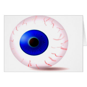 Blue Bloodshot Eyeball