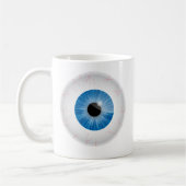 Blue Bloodshot Eyeball Mok (Links)