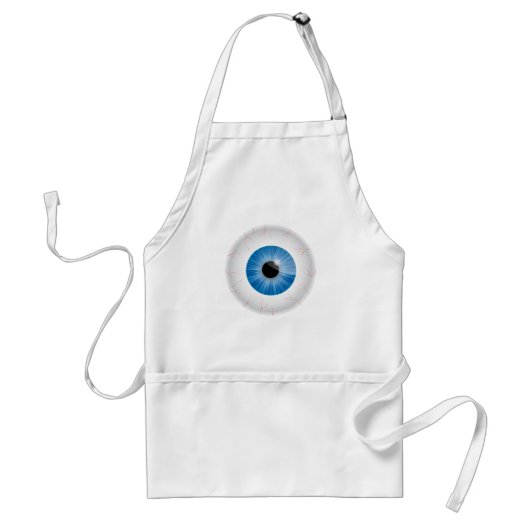 Blue Bloodshot Eyeball Schort (Voorkant)
