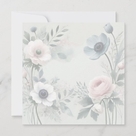 BLUE BLOOM DE DATUM OPSLAAN KAART (Achterkant)