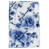 Blue Bloom Gift Bag Medium Cadeauzakje (Voorkant)