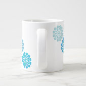 Blue Bloom Grote Koffiekop (Achterkant)