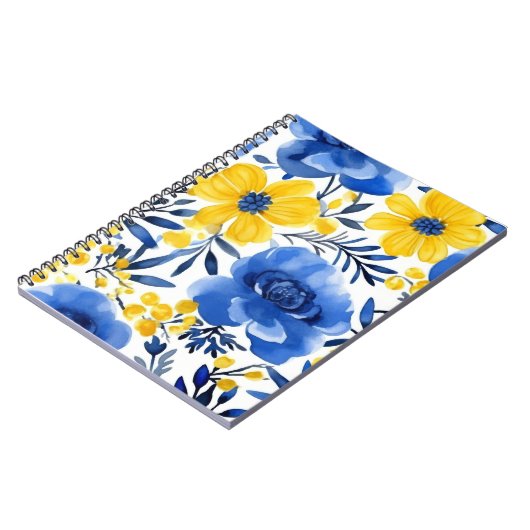 Blue Bloom Journal Notitieboek (Linkerzijde)