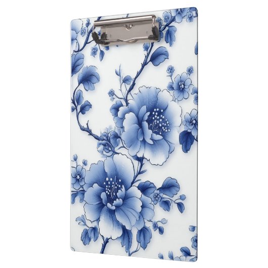Blue Bloom Metal Clip Pad Klembord (Links)