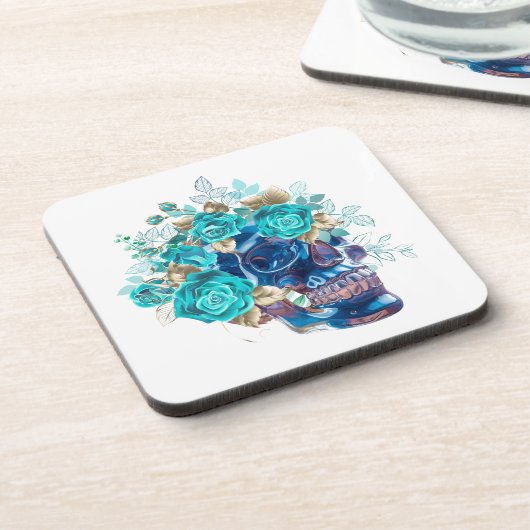 Blue Bloom Requiem Bier Onderzetter (Linkerzijde)