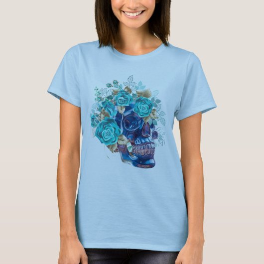 Blue Bloom Requiem DAMES T-SHIRT (Voorkant)
