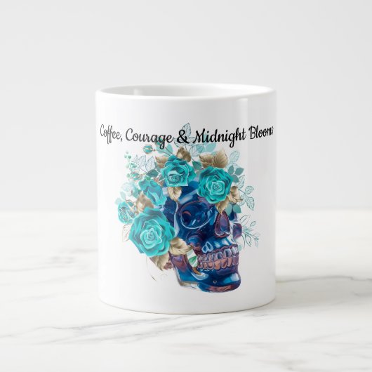 Blue Bloom Requiem Grote Koffiekop (Voorkant)