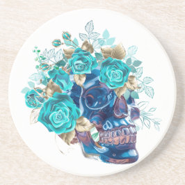 Blue Bloom Requiem Zandsteen Onderzetter