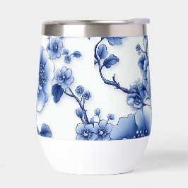 Blue Bloom Thermal Cup