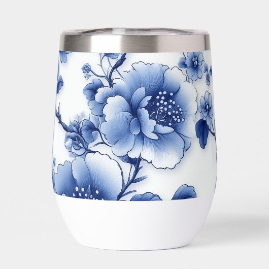Blue Bloom Thermal Cup (Achterkant)