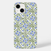 Blue Blooms Ditsy Floral iPhone / iPad hoesje