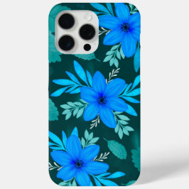 Blue Blossom Elegance iPhone-Hoesje iPhone 15 Pro Max Hoesje
