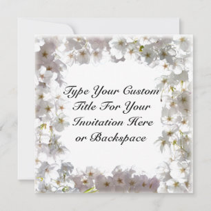 Blue Blossom Invitalized RSVP-kaarten Kaart