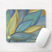Blue Blossom Mousepad Muismat (Met muis)