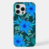 Blue Blossom Sterkte iPhone Hoesje iPhone 15 Pro Max Case (Achterkant)